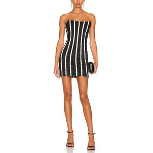 Misha x Revolve 'Adena' Black Polyester Dress Size M - NWT